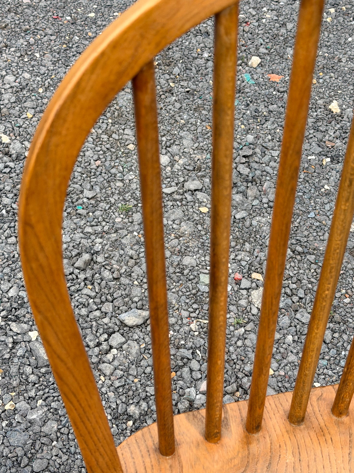 Rare 1940s Vintage Ercol F221 CC41 Utility Windsor Chair Parker Knoll Code 66