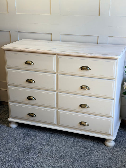 8-Drawer chest painted in Frenchic Pampas Wall Paint