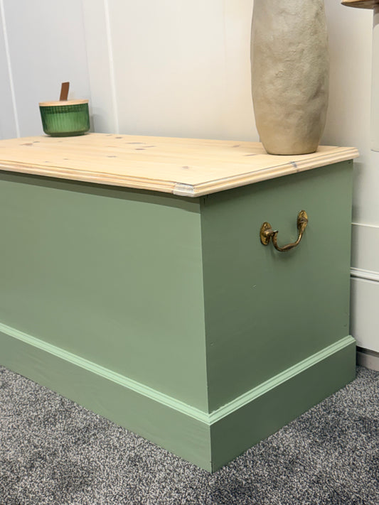 Blanket box painted in Frenchic Bradstock