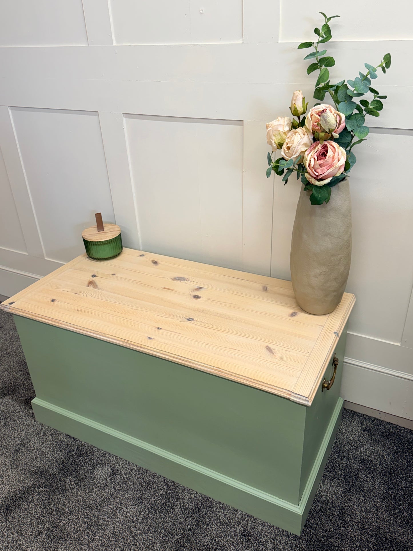 Blanket box painted in Frenchic Bradstock