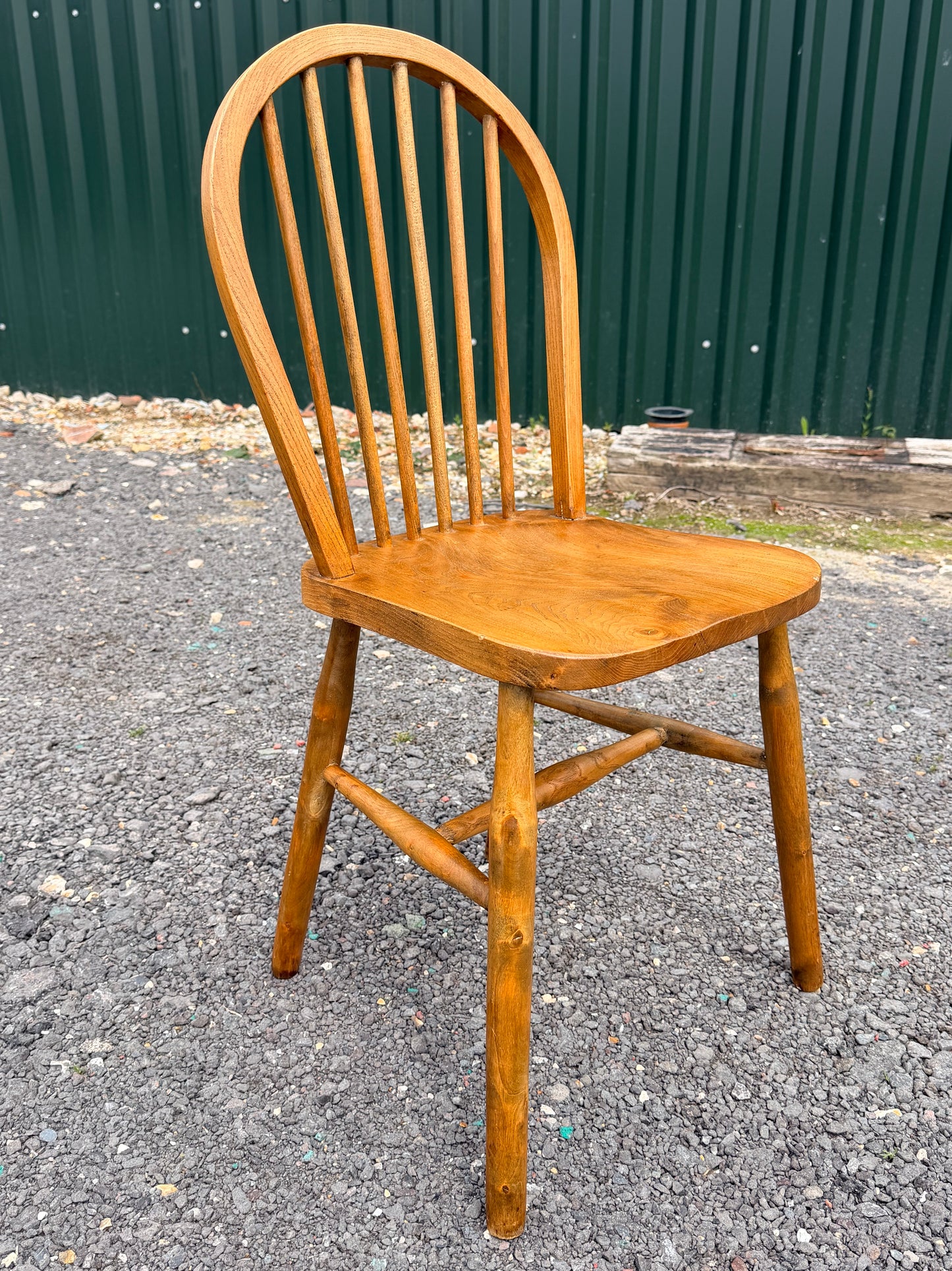 Rare 1940s Vintage Ercol F221 CC41 Utility Windsor Chair Parker Knoll Code 66